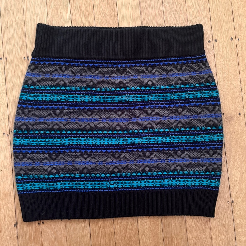 Mossimo Supply Co Fair Isle Sweater Skirt